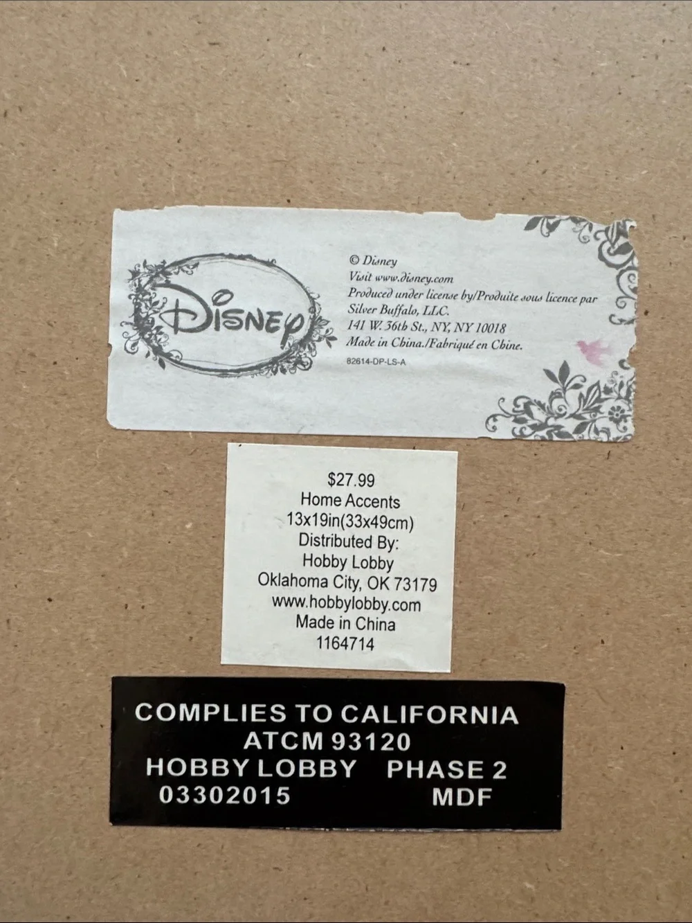 Disney back view